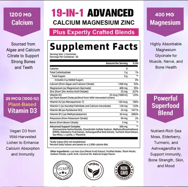 Totaria gomitas multivitamínicas sabor fresa etiqueta