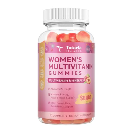 Totaria gomitas multivitamínicas sin azúcar para mujeres 14+