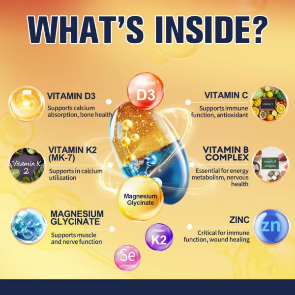 Version 1.0.0 Totaria Magnesio glicinato 500 mg con D3 y K2 etiqueta