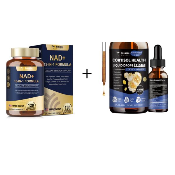 Version 1.0.0 Totaria NAD Suplemento - caja y cápsulas