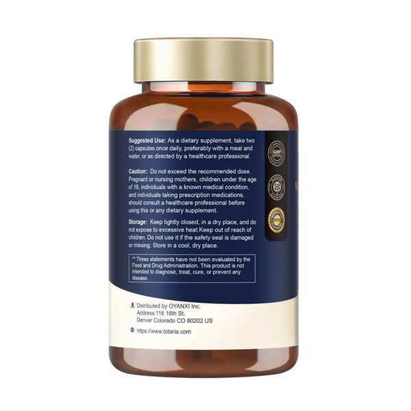 Totaria NMNH cápsulas detalle