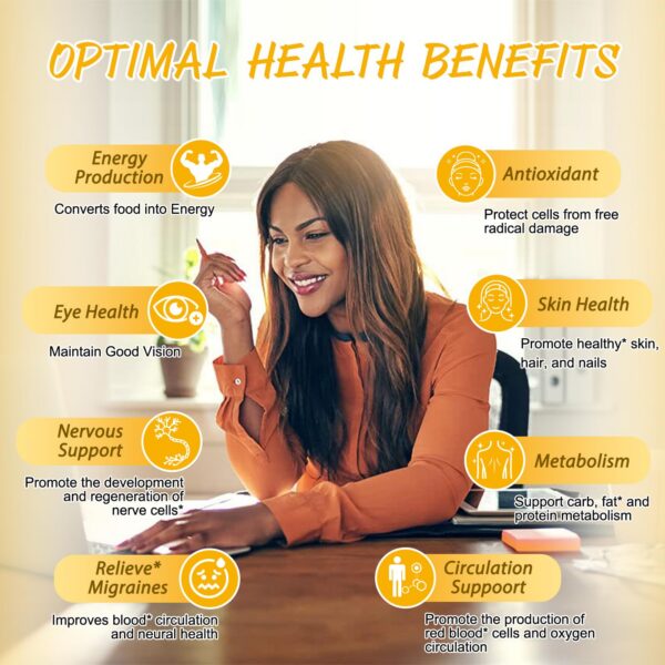 Totaria Vitamina B2 gomitas, etiqueta