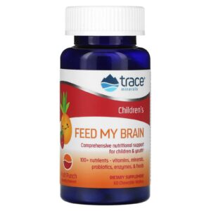 Frontal del empaque de Trace Minerals Feed My Brain