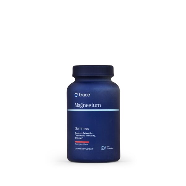 Gomitas de magnesio Trace Minerals frente al envase