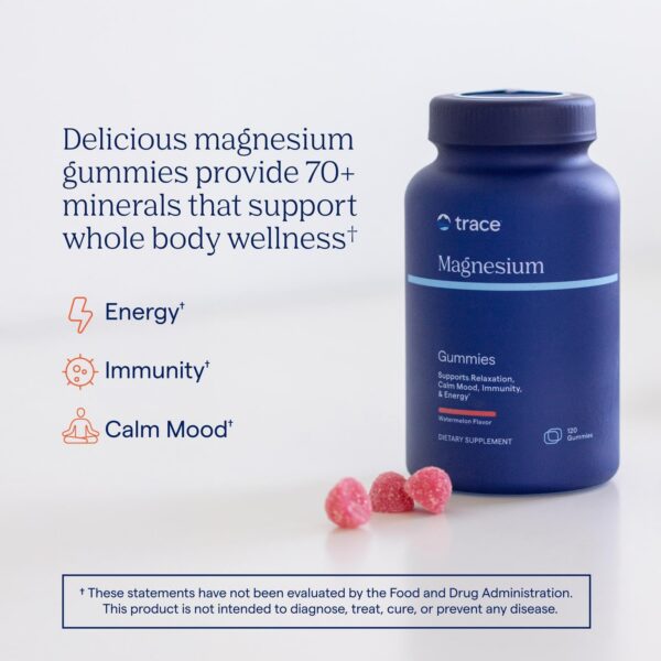 Etiqueta de gomitas de magnesio Trace Minerals