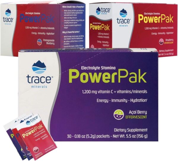 Trace Minerals pack energía y electrolitos 30 sobres variedad