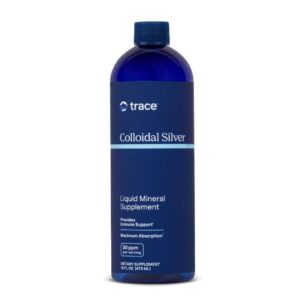 Trace Minerals plata coloidal frente