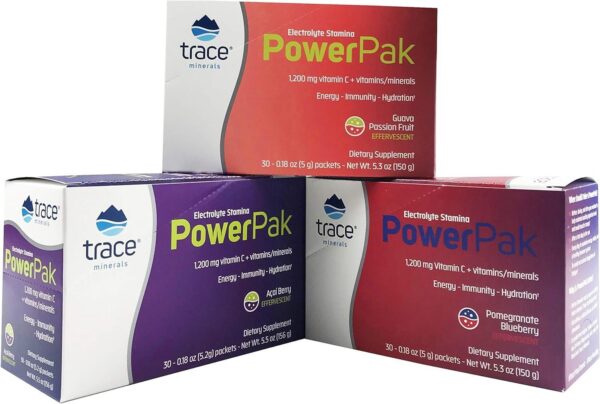 Version 1.0.0 Trace Minerals Power Pak sabores variados 30 sobres