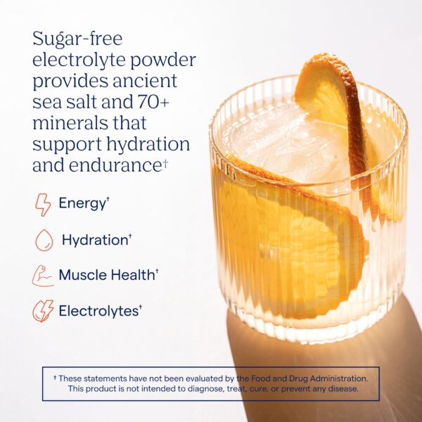 Etiqueta frontal Trace Minerals ZeroLyte