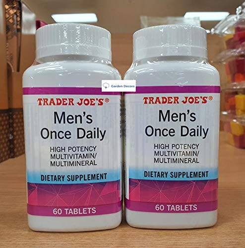 Trader Joe’s multivitamínico alta potencia para hombres 60 tabletas