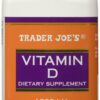 Frasco de Vitamina D-3 Trader Joe's