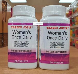 Trader Joe’s Women’s multivitamin label