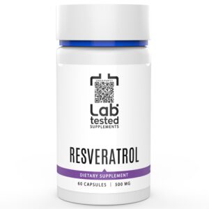 Version 1.0.0 Etiqueta de Trans-Resveratrol 500 mg