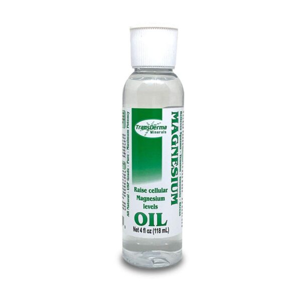 Version 1.0.0 Frente de botella Transderma Minerals Magnesium Oil 4oz