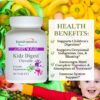 Kidz Digestive Enzymes empaque frontal