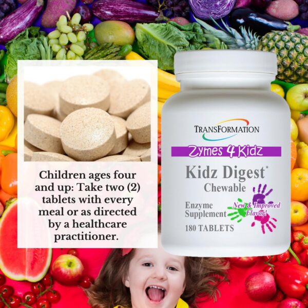 Kidz Digestive Enzymes tabletas masticables