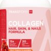 TransformHQ Beauty Collagen frasco y etiqueta