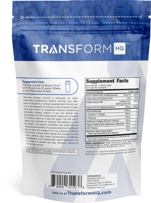 TransformHQ Boost Shot caja