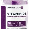 Version 1.0.0 Frente de envase TransformHQ gomitas de vitamina D3