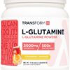 TransformHQ L-Glutamina polvo sabor Fresa Limón