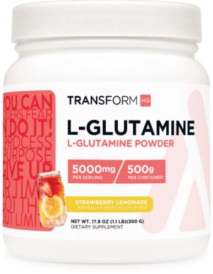 Version 1.0.0 TransformHQ L-Glutamina polvo sabor Fresa Limón