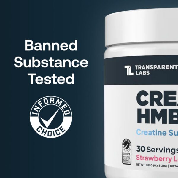 Version 1.0.0 Envase y etiqueta de Transparent Labs Creatine HMB
