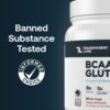 Version 1.0.0 Etiqueta de ingredientes Transparent Labs BCAA Glutamine