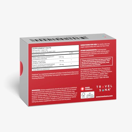 TravelSana cápsulas vegetales