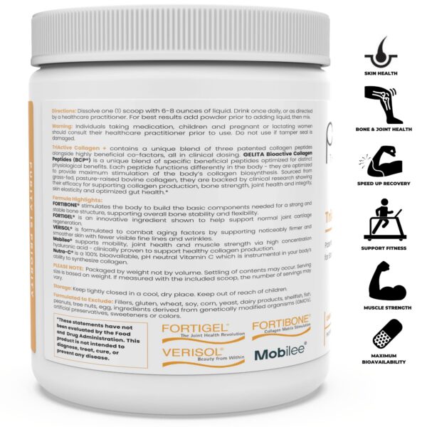 Colágeno TriActive Collagen+ etiqueta