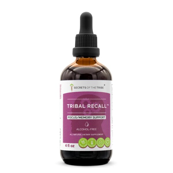 Tribal Recall extracto sin alcohol botella frontal 4 oz