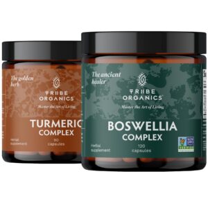 TRIBE ORGANICS dúo Resilience con cúrcuma y boswellia suplemento