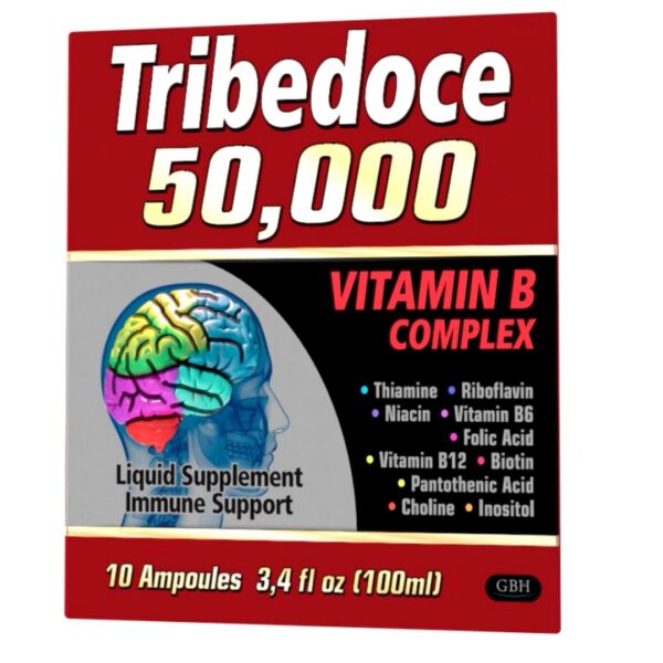 Tribedoce vitamina B líquido etiqueta