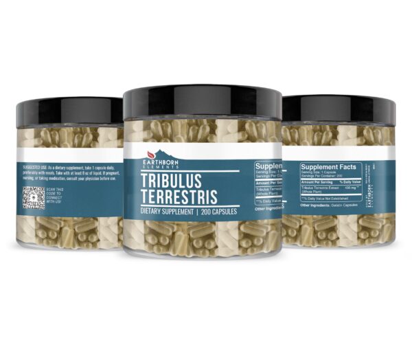 Tribulus Terrestris Earthborn Elements etiqueta lateral