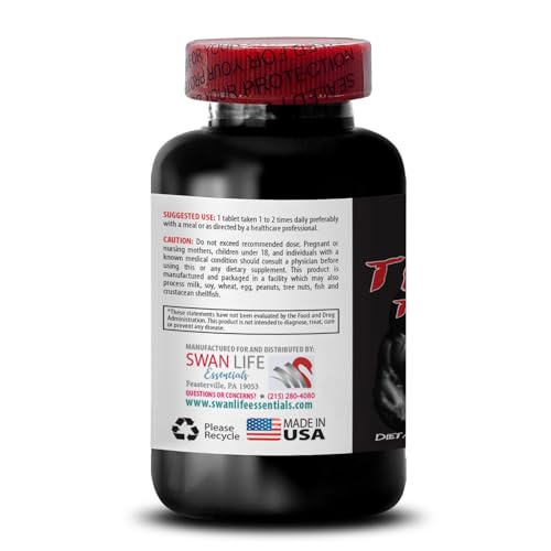 Frasco de Tribulus Terrestris suplemento natural para fitness