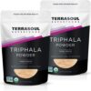 Polvo orgánico de Triphala Terrasoul Superfoods en empaque