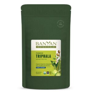 Version 1.0.0 Suplemento Triphala polvo orgánico para digestión saludable