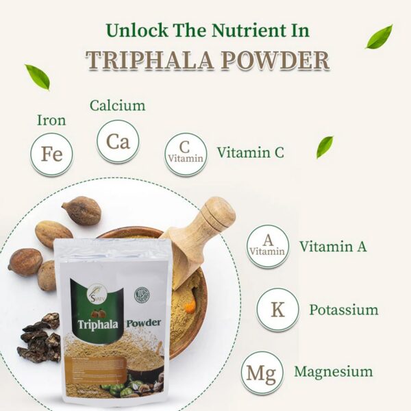 Triphala SVATV para desintoxicación y rejuvenecimiento