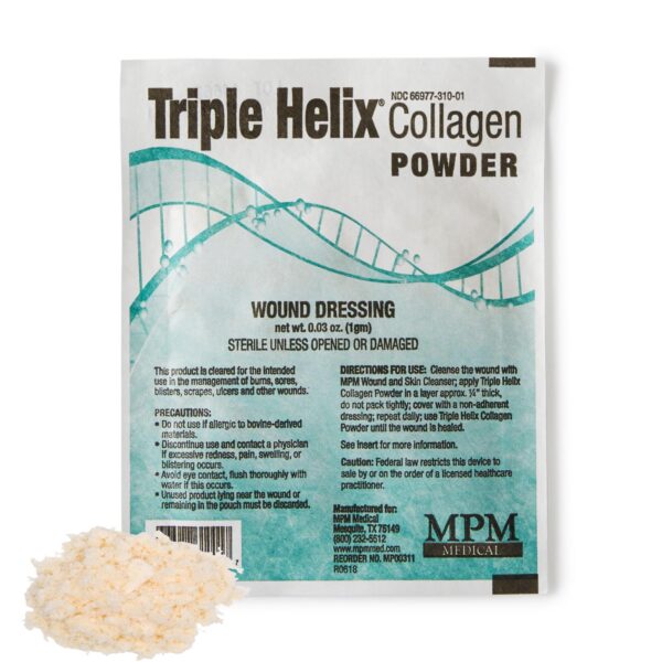 Triple Helix Collagen Powder bolsa estéril