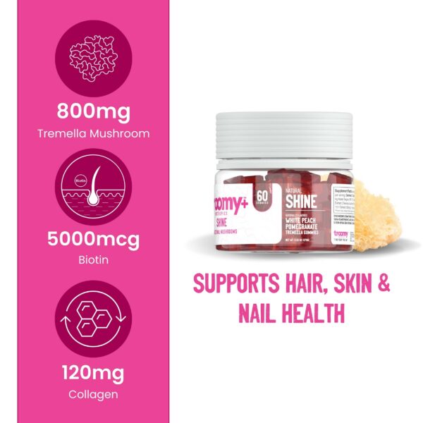 Version 1.0.0 Etiqueta nutricional Tremella Gummies Beauty Shine