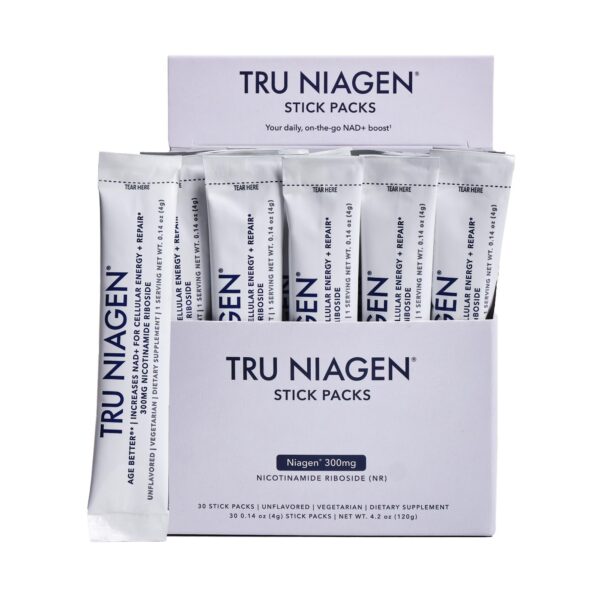 Version 1.0.0 Frasco frontal de TRU NIAGEN NAD+ Booster