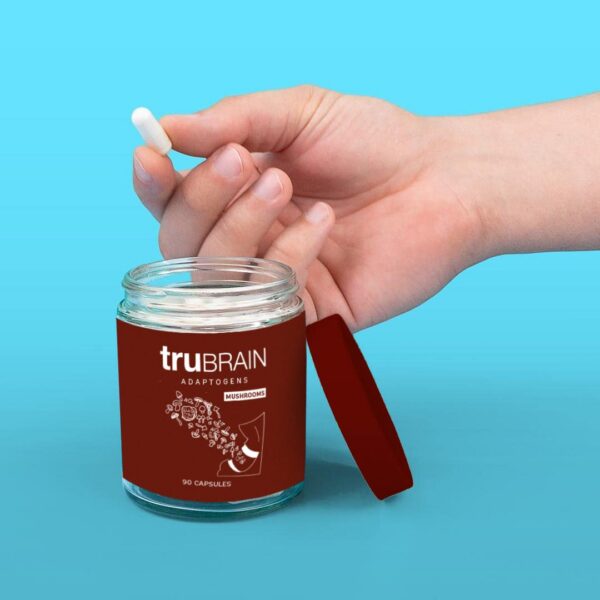 Detalle de la etiqueta TruBrain Nootropic