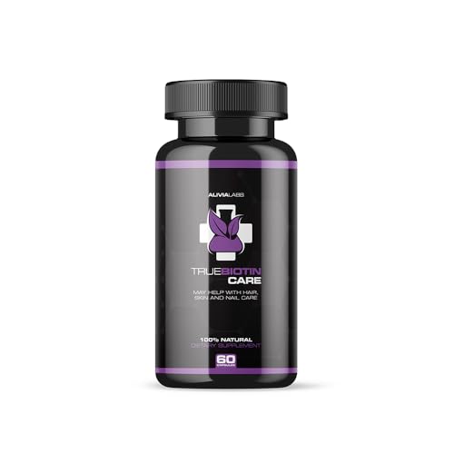 True Biotin Care suplemento biotina 5000 mcg para cabello piel uñas