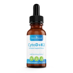 True Cellular Formulas CytoD+K2 gotas vitamina d k2 aceite oliva orgánico
