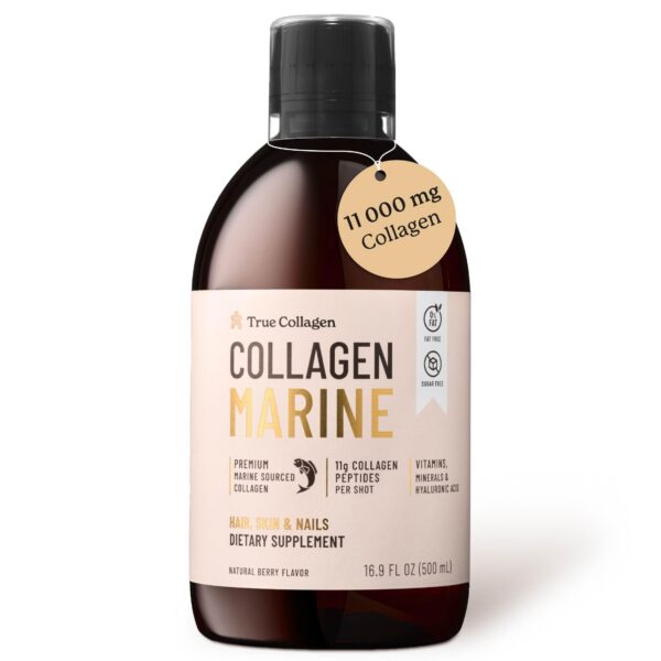 Version 1.0.0 Botella True Collagen Marine 500 ml frente