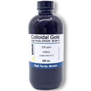 Oro coloidal 250 mL en botella clara