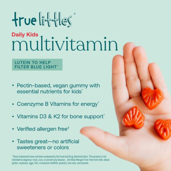 Frasco de gomitas saludables True Grace multivitaminas niños