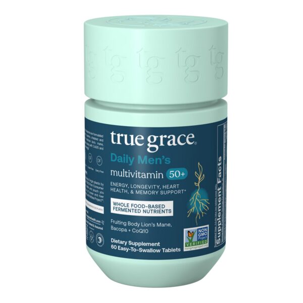 True Grace multivitaminas diarias para hombres mayores de 50 años
