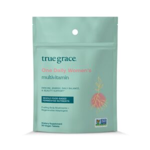 True Grace One Daily multivitamínico para mujeres frasco frontal
