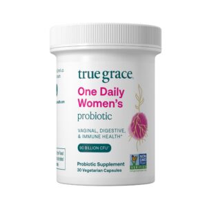 True Grace probiótico diario para mujeres paquete 30 cápsulas vegetarianas