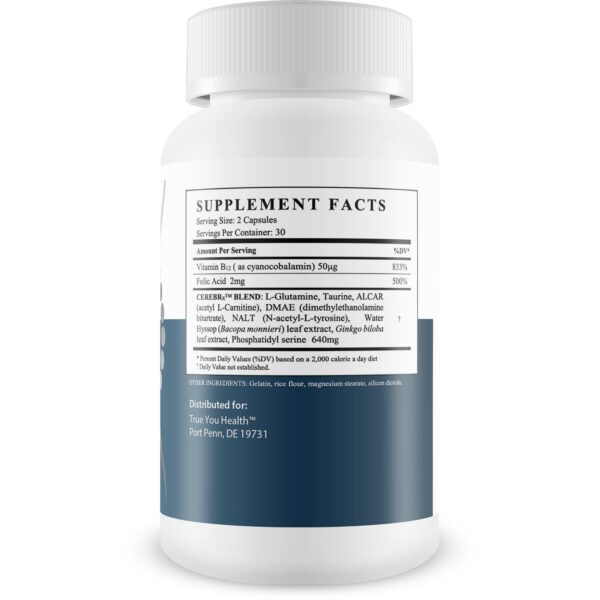 True You Health suplemento para memoria y enfoque cognitivo